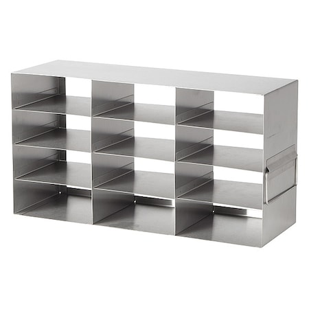 Heathrow Scientific Freezer Rack, Cryo-Boxes, 5-1/2 In H, 2.0mL HS2862HA