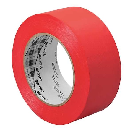 3M Duct Tape, Red, 50 yd L, 4 in W 4-50-3903-RED