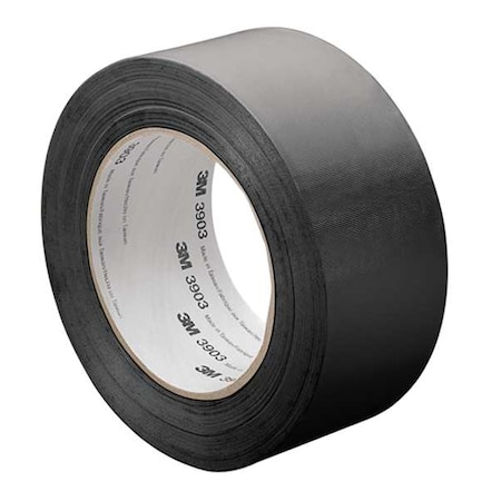3M Duct Tape, Black, 50 yd L, 4 in W 4-50-3903-BLACK