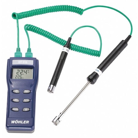 Wohler Thermometer, LCD, 27 mm, Thermocouple 6622