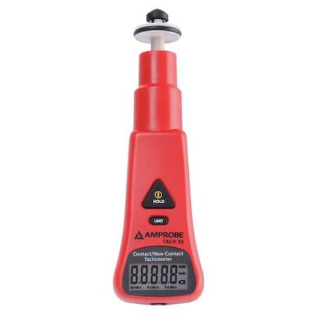 Amprobe Tachometer, 10 to 99,999 rpm TACH-10