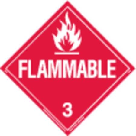 Brady DOT Container Placard, 10-3/4" H, 10-3/4" W, 63409 63409