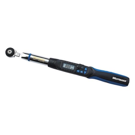 Westward ElectTorque Wrench, 3/8In, Changeable 6PAF7