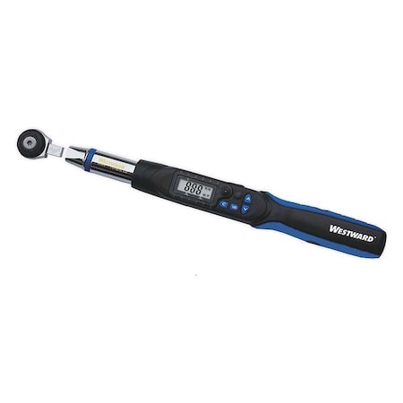 Westward Elect Torque Wrench, 1/4in. Drive 6PAF6