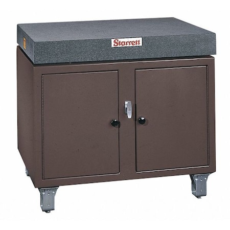 Starrett Cabinet Plate Stand, Stationary, 48 x72 In 81525