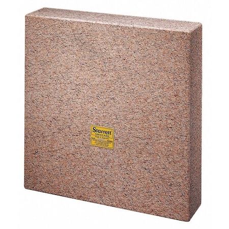 Starrett Granite Master Sq, Pink, 5-Face, A, 12x12x3 81920