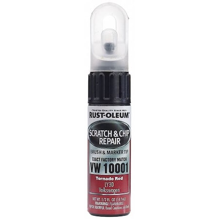 Rust-Oleum Automotive Touch Up Paint, Glossy, 0.5 oz. VW10001A