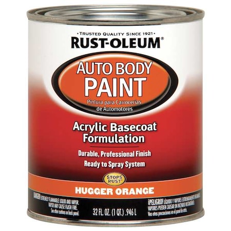 Rust-Oleum Auto Body Paint, Satin, 1 qt. 253507