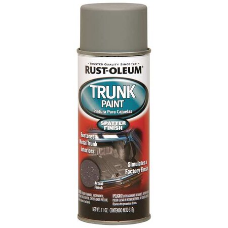 Rust-Oleum Trunk Paint, Gray/White, 11 oz. 251580