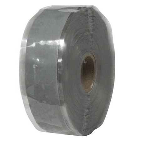 Er Tape RepairTape, Silicone, Gray, 12ydL, 1inW GL20867000