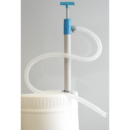 Action Pump Hand Drum Pump, Piston, PVC, 1-1/8In OD 7028