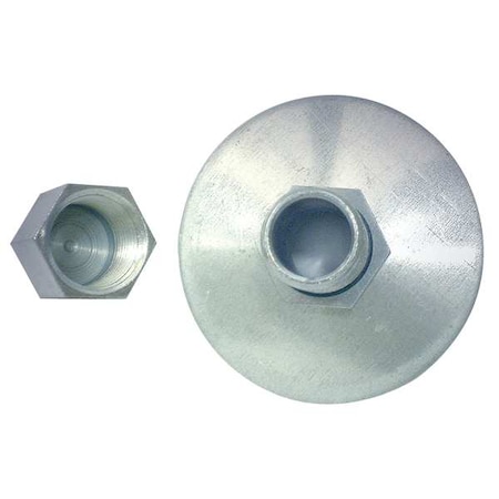 Ductmate Round Duct Drain, Galvanized Steel, 12 GA, 3 1/2 in W, 1-3/4" L, 2 in H GRMD75GAK