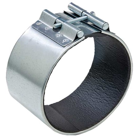 Ductmate Round Connector Sleeve, 10 in Duct Dia, Metal, 24 ga GA, 10 in W, 3-1/2" L, 10 in H GRQS10GA