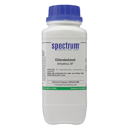 Spectrum Chemical Chlorobutanol, Anhydrous, NF, 500g CH123-500GM