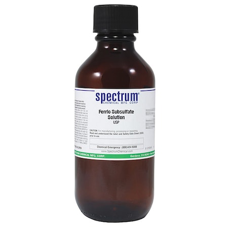 Spectrum Chemical Ferric Subsulfate Solution, USP, 500mL F1305-500ML