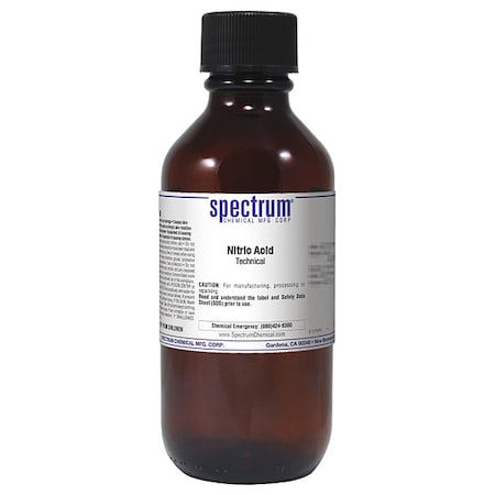 Spectrum Chemical Nitric Acid, Technical, 500mL, Gls N1088-500MLGL