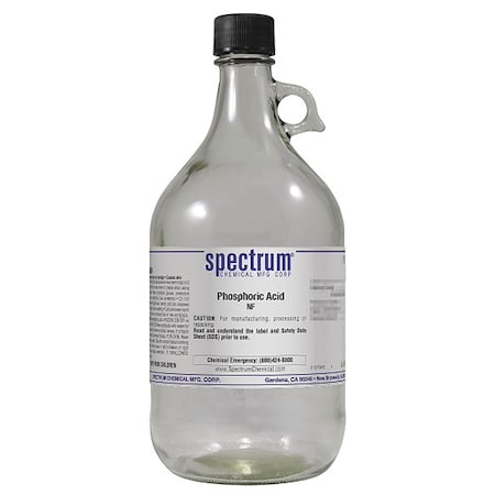 Spectrum Chemical Phosphoric Acid, NF, 2.5L, Gls PH175-2.5LTGL