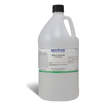 Spectrum Chemical NaOH, 0.100 N Sltn, APHA, 4L Plas S-340-4LTPL