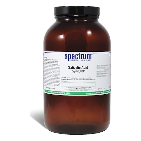 Spectrum Chemical Salicylic Acid, Crystal, USP, 500g SA125-500GM