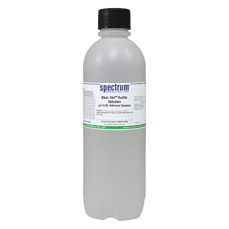 Spectrum Chemical Buffer Sltn, Blue, pH 10.00, Ref Std, 1L B1172-1LT