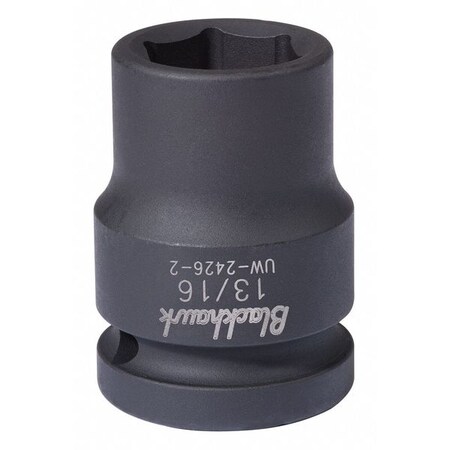 Blackhawk By Proto 1/2 in Drive Impact Socket Standard Socket, black oxide UW-1626-2