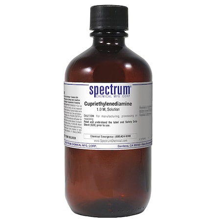 Spectrum Chemical Cupriethylenediamine, 1.0M, Sltn, 1L C1449-1LT