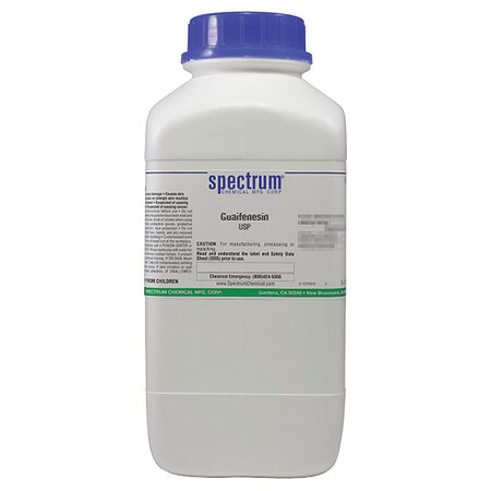 Spectrum Chemical Guaifenesin, USP, 2.5kg GU102-2.5KG