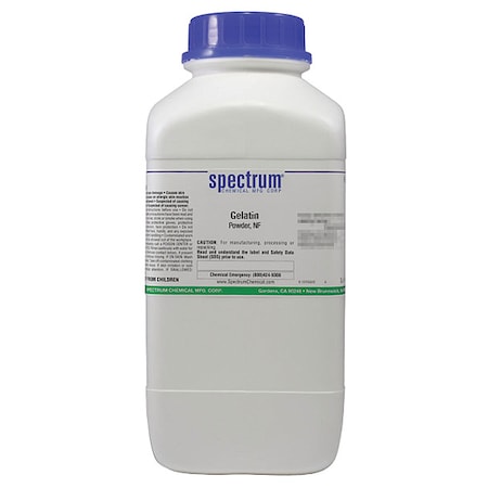 Spectrum Chemical Gelatin, Pwdr, NF, 2.5kg GE105-2.5KG