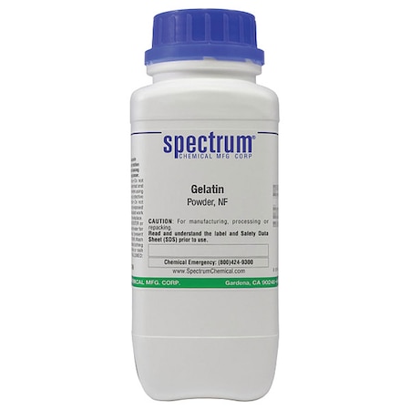 Spectrum Chemical Gelatin, Pwdr, NF, 500g GE105-500GM