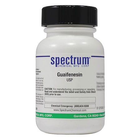 Spectrum Chemical Guaifenesin, USP, 25g GU102-25GM