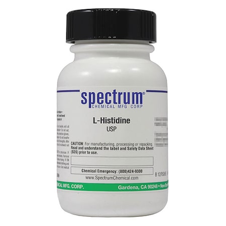 Spectrum Chemical L-Histidine, USP, 25g H1021-25GM