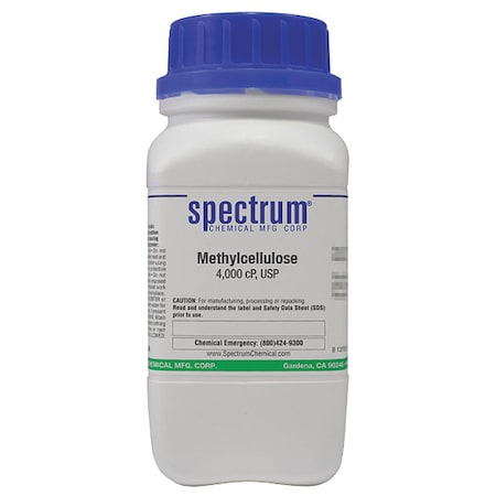 Spectrum Chemical MethylClluls, 4,000 cP, USP, 100g ME137-100GM