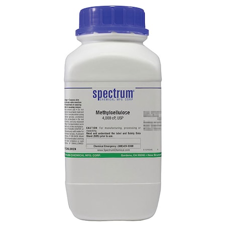Spectrum Chemical MethylClluls, 4,000 cP, USP, 500g ME137-500GM