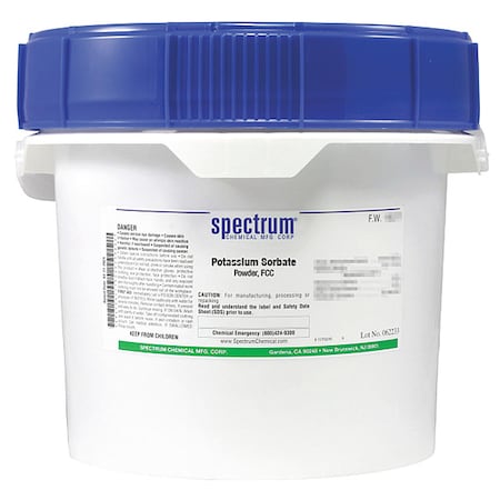 Spectrum Chemical K Sorbate, Pwdr, FCC, 2.5kg P1408-2.5KG