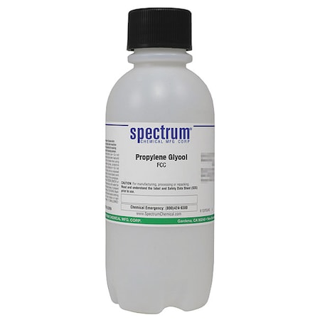 Spectrum Chemical Propyleneglycol, FCC, 500mL, Pls P1456-500MLPL