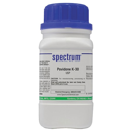 Spectrum Chemical Povidone K-30, USP, 100g P1454-100GM