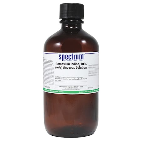 Spectrum Chemical K Iodide, 10 Pct (w/v) Aqs Sltn, 1L P-432-1LT