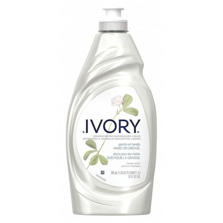 Ivory Liquid Dishwashing, 24 Oz, Mild, PK10 25574