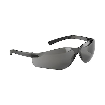 Condor V300 Reader Safety Glasses, Gray Wraparound Frame, 1.0 Diopter, Gray Lens, Anti-Scratch Coating 6PNZ9