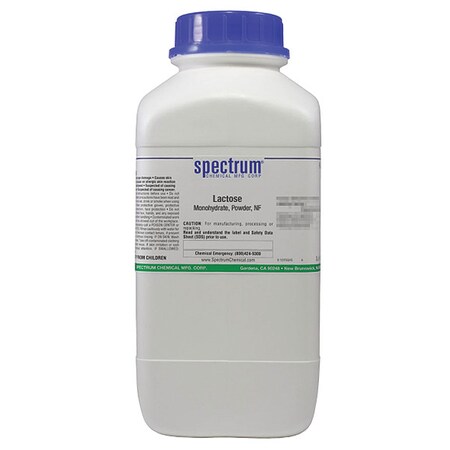 Spectrum Chemical Lactose, Monohydrate, Pwdr, NF, 2.5kg LA106-2.5KG