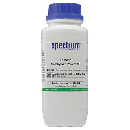 Spectrum Chemical Lactose, Monohydrate, Pwdr, NF, 500g LA106-500GM