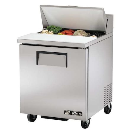True Commercial Prep Table, 6.5 cu ft, Stainle Steel TSSU-27-08-HC
