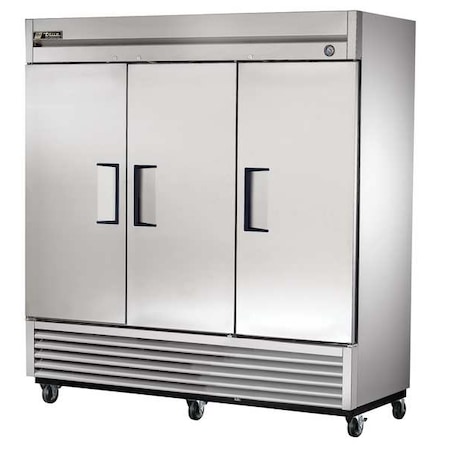 True Commercial Refrigerator, 72 cu ft, Stainless Steel T-72-HC