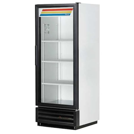 True Refrigeration Glass Door Merchandiser Refrigerator, 12 cu ft, White GDM-12-HC-TSL01