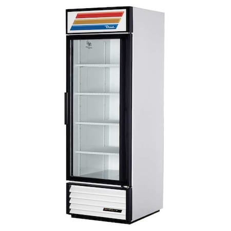 True Refrigeration Glass Door Merchandiser Refrigerator, 23 cu ft, White GDM-23-HC-TSL01