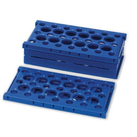 Heathrow Scientific Rack, Blue, PK2 HS24320B