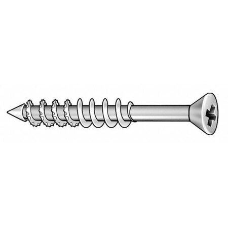 Spax MDF Screw, zinc Steel Slender Head 80 PK 4351010400403