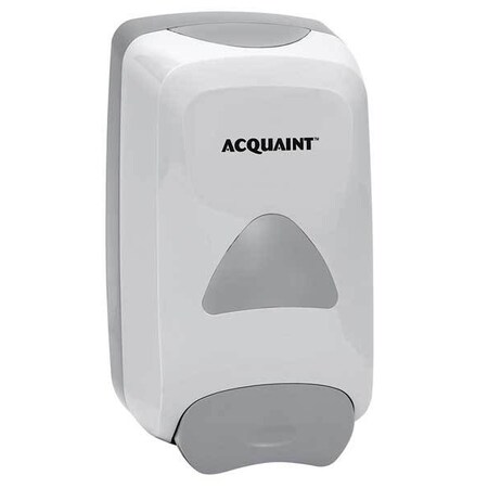 Acquaint Soap Dispenser, Push-Style, 1250mL, White 6754-06
