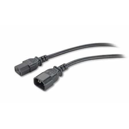 Apc Power Cord, IEC 320 C14, H05VV-F, 2 ft., PK5 AP9890
