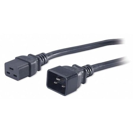 Apc Power Cord, IEC 320 C20, SJT, 6.5 ft., 16A, 12/3 AP9877